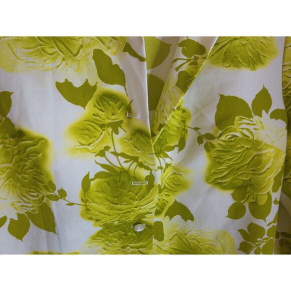 Vintage Pykettes Womens All Over Print Floral Dagger Collar Blouse READ - Picture 4 of 11